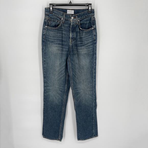 Cotton Citizen NEW Women's Kate Jeans Button Fly Size 26 Selma Wash Relaxed Fit - Picture 1 of 12